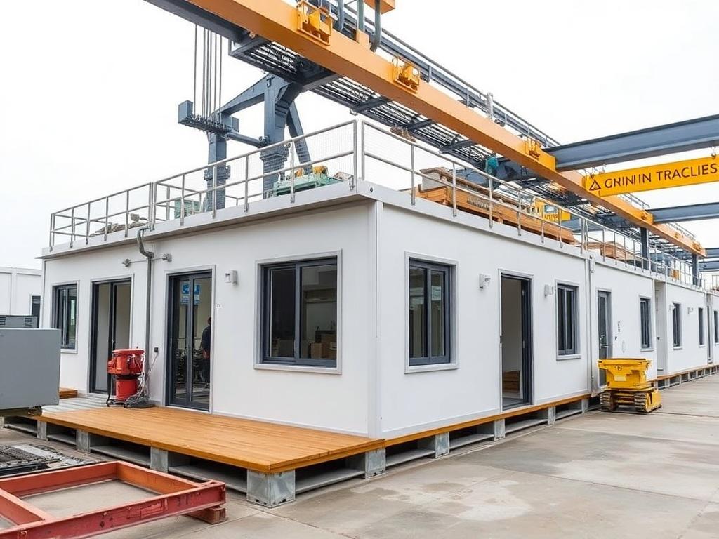 production of prefabricated modular buildings and block containersфото